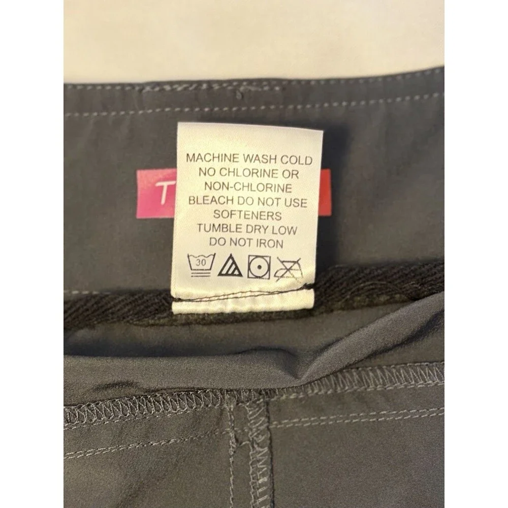 TERRY Metro Relaxed Gray Bicycle Shorts Women Large 11.5